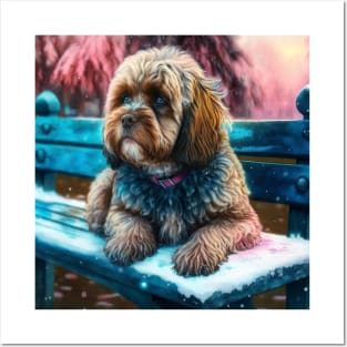 Cavoodle In The Park Posters and Art